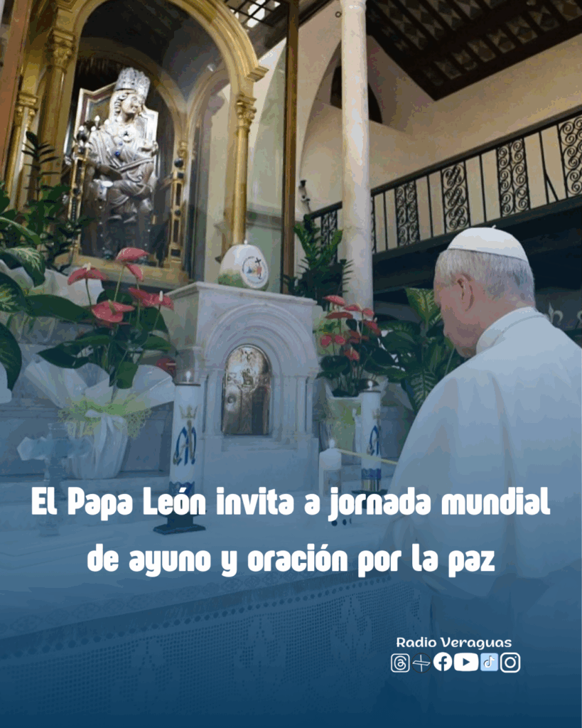 El Papa León invita a jornada mundial de ayuno y oración por la paz ...